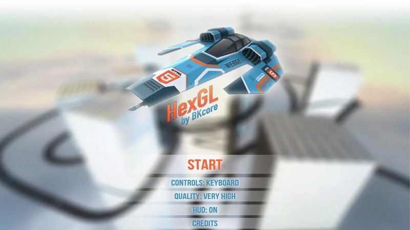 HexGL — Main Game Balapan Gratis Online Tanpa Unduh